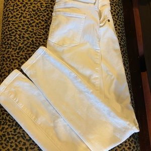 Burberry Brit White Skinny Jeans